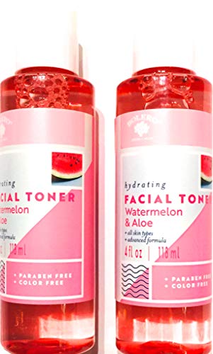 Bolero Hydrating Facial Toner - Watermelon & Aloe - Two Bottles