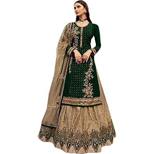 JIVRAJ FASHION Indisch-pakistanischer Designer Voll genähtes Anarkali-Kleid Anzüge Hochzeitsfeier Empfang Tragen Shalwar Kameez Anzüge Frau (Wahl 6, XXS UK 6 Büste 34 Taille 30 Hüften 36) Cover