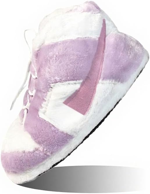 Sneaker Slippers Non Slip Sole Indoor House Plush Slippers Unisex Indoor Floor Cotton Shoes