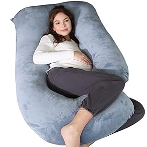 Dremoolue Pregnancy Pillows for Sleeping, Maternity Pillow for Pregnant Women, U Shaped Full Body Pillow for Pregnancy…