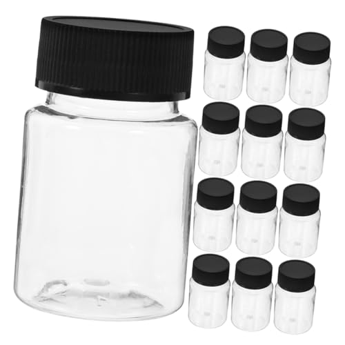 Ciieeo 24Pcs Transparent Sampling Vials with Caps Reusable Storage Bottles for Easy Pouring for Home Travel Labs and Industry