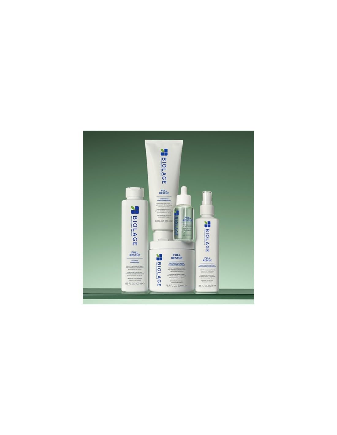 Biolage Cofanetto Full Rescue Trattamento Anti-Caduta | shampoo 400ml + Fiale per Capelli 6 x 20 fiale