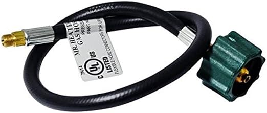 Mr. Heater 1 Foot Propane Hose Assembly with Acme Nut and a 1/4'' Inverted Male Flare