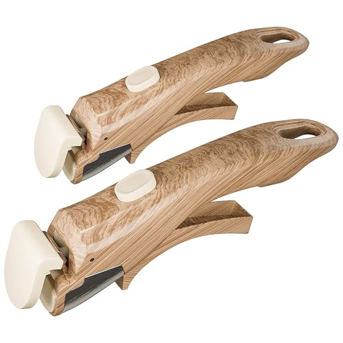 deepredcoast Removable Pot Handle 2 Pack Wood Color