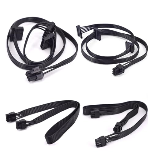 Cable de alimentación PCIe 6Pin a IDE SATA para minería miniatura 2