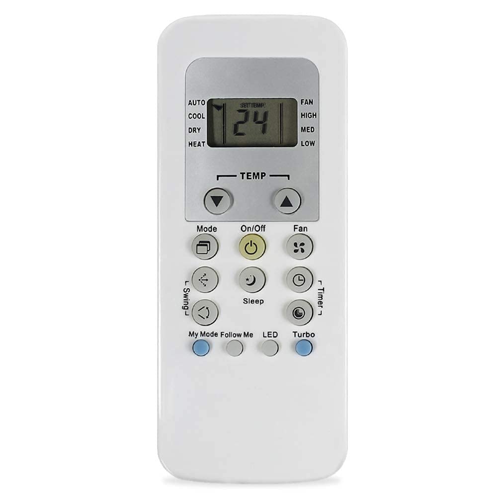 5 Years Warranty Remote Replacement with Carrier Inverter Split/Window Ac Remote Control RG56N/R3, White-image-37