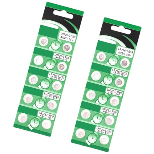 10pcs / 20pcs Pilas Botón AG2 LR726 Compactas miniatura 3