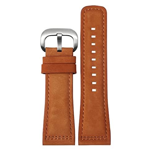 Sangle de montre bleu 28mm en cuir volique de luxe par KLVN STRAP