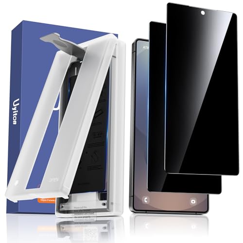 Uyiton für Samsung Galaxy S25 Ultra Sichtschutz - 2 Stück PET Privatsphäre Schutzfolie,Einfacher Schiebeeinbau,28°Privacy Schutz Anti-Spy Folie Displayschutz Sichtschutzfolie für Samsung S25 Ultra