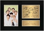 Zulu Image BTS Band A4 Printed Autograph Photo Reproduction Print Picture Display No42, Black
