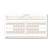 Dental Exam Record Slips Numbered Teeth System C - D76C