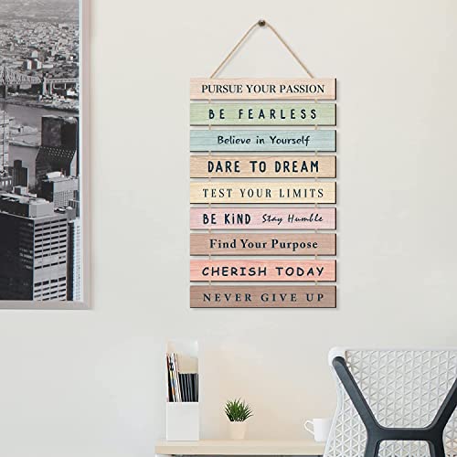 Inspirational Be Kind Positive Wood Sign Decor