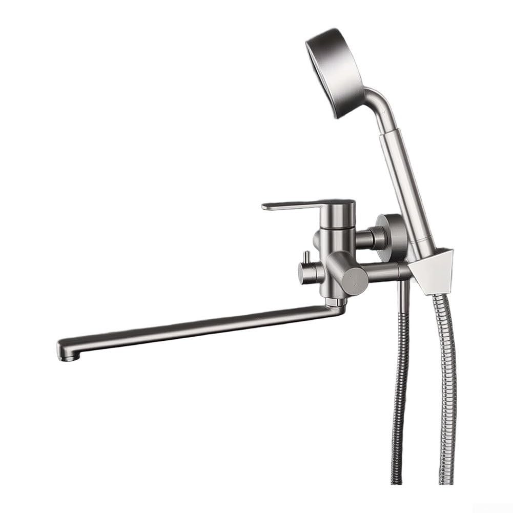 Miscelatore per vasca da bagno a parete, 330 mm, doppia funzione
