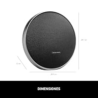 Harman Kardon Onyx Studio 9 - Portable Stereo Bluetooth Home Speaker with Built-in Battery and USB Charging, self-Tuning, and Multi-Speaker Connection by Auracast - Black (Renewed) — image 3