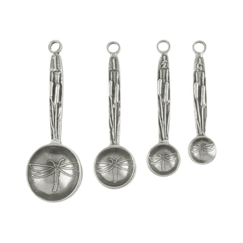 Crosby & Taylor Dragonfly Pewter Measuring Spoons Cover