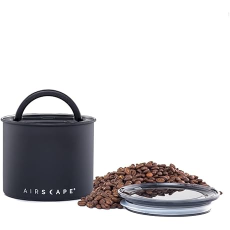 Airscape Stainless Steel Coffee Canister & Food Storage Container