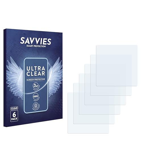 savvies Screen Protector for TAG Heuer Monaco Vintage 1133 Protection Film Clear 6-Pack