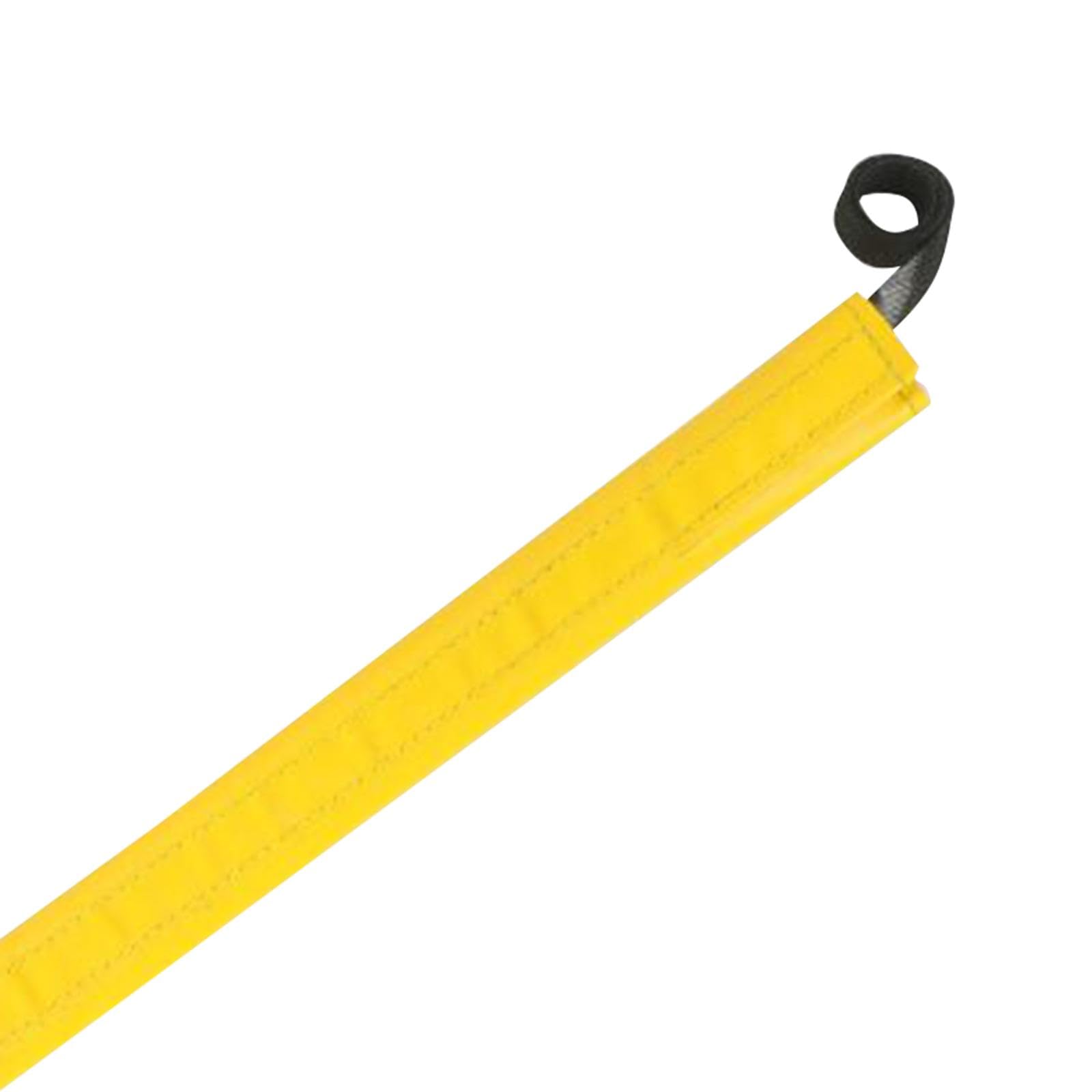 kowaku Climbing Rope Cover, Edge Protector for Outdoor Use, Gear for Mountaineering and Rappelling, Yellow 50cm