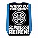 Wieso zu Fuß gehen? Ich Habe doch Vier gesunde Reifen! Parkscheibe lustige Parkscheibe mit 2 Einkaufswagenchips für Autofahrer, die Nicht zu Fuß gehen wollen