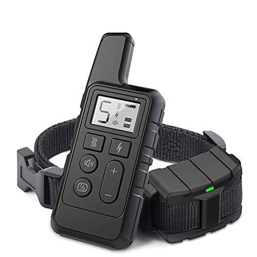 Coleira de Treinamento para Cães, Coleira Anti-latido, IP67 à Prova D'água e Recarregável, Alcance
