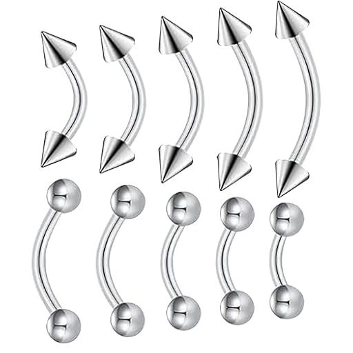 Glanzend Body Piercing Jewelry, 16G Acero Quirúrgico Piercing de Ceja 10 Piezas Diafragma Piercing de Ceja Barra Curvada Piercing de Labio 1,2mm Piercing Clavo de Labio 6mm 8mm 10mm 12mm 14mm | Ya disponible en tu tienda friki favorita! En mundofriki.es! Glanzend Body Piercing Jewelry, 16G Acero Quirúrgico Piercing de Ceja 10 Piezas Diafragma Piercing de Ceja Barra Curvada Piercing de Labio 1,2mm Piercing Clavo de Labio 6mm 8mm 10mm 12mm 14mm | Ya disponible en tu tienda friki favorita! En mundofriki.es!