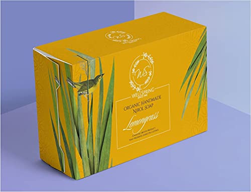 Image of Wellspring (Pack 3x2) Nirol Natural Washing Laundry Soap Bar| Veg, Organic and Chemical Free| Baby Safe| for Sensitive Skin|Citronella, Lemongrass, Lavender Fragrance (720 Grams)