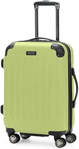 Kenneth Cole REACTION Renegade 20-Inch Expandable Hardside Spinner Carry-On Suitcase, Sunny Lime