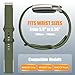 Spapoy Sport Band Compatible with Whoop 5.0 Bands Strap for Men Women, Soft Silicone Adjustable Waterproof Replacement Wristbands for Whoop 5.0 One, Peak and Life [Not for Gen 4]
