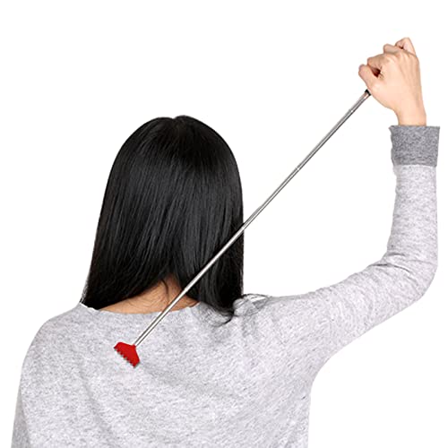 Wilniry 4 Pack Extendable Back Scratcher For Men And Womens, Stainless Steel Telescoping Backscratchers Relief Tool, Portable Massager Scratchers, Fun Gifts For Adults, Kids And Pets #TOP4