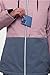 686 Women's Athena Jacket - Insulated Coat with 2-Layer Fabric Design, Modern Fit and Taped Seams - Water & Weather Resistant - Dusty Mauve Colorblock, Medium