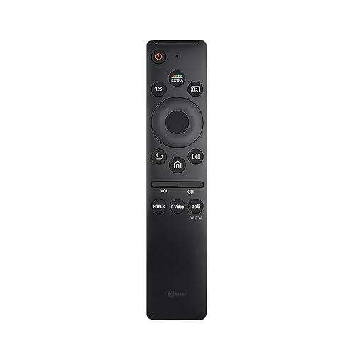 7 SEVEN® Compatible with Samsung Smart 4K Tv Remote Led UHD QLED Television and Monitor Suitable for Frame Ultra 6 7 8 Series with Hot Keys BN59 Model Without Voice Command, AA Battery, Black