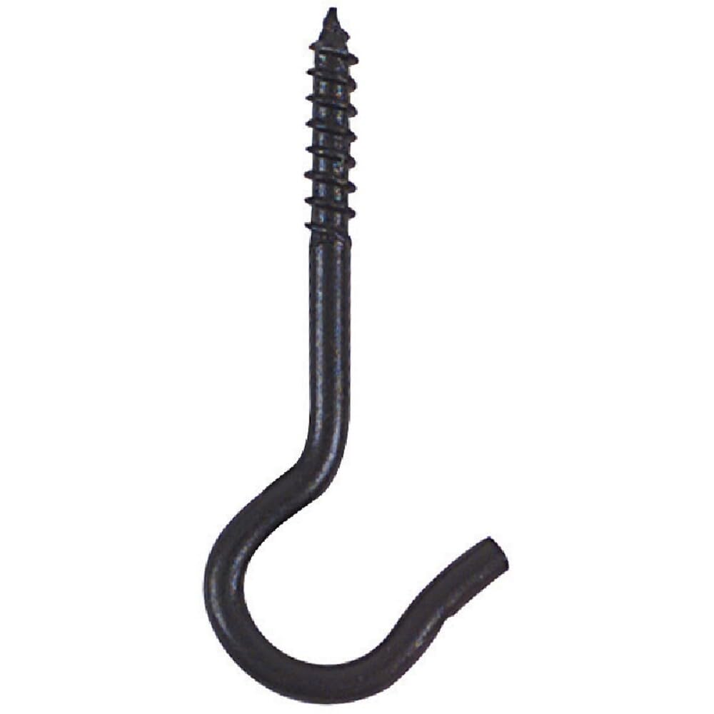 National Mfg. N274944 hak sufitowy - 6,5 cm czarny hak sufitowy