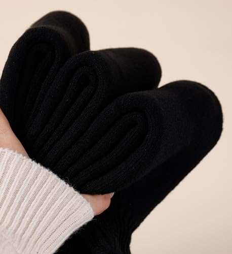 Image of KANAV 7 Pairs Warm Winter Socks for Women Thick Thermal Boot Socks Comfy Slouchy Fuzzy Slipper Socks Cozy Chunky Ankle Socks