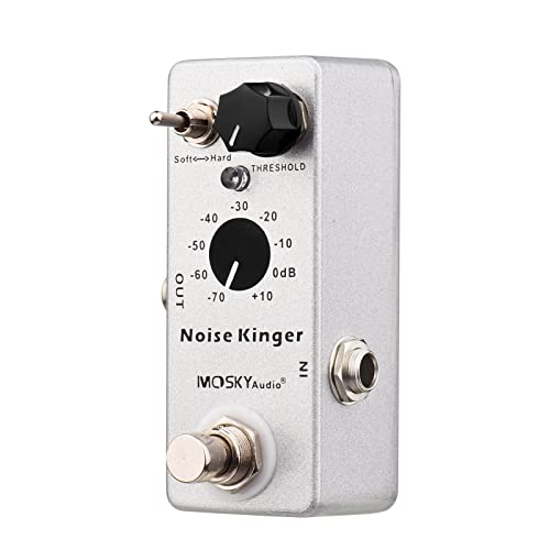 Buzhi Noise Kinger Noise Gate Noise Canceller Noise Reducer Guitar And Bass Effector Mini Electric Bass Guitar Effect Pedal Noise Reduction 2 Modes True Bypass #TOP5