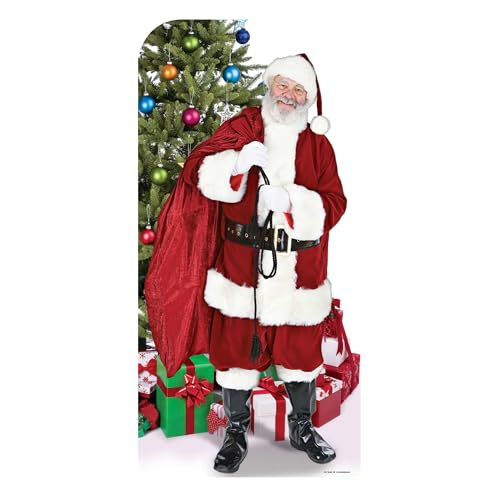 Star Cutouts - Stsc173 - Figurine Géante Passe-Tête en - Père Noel - 186 Cm