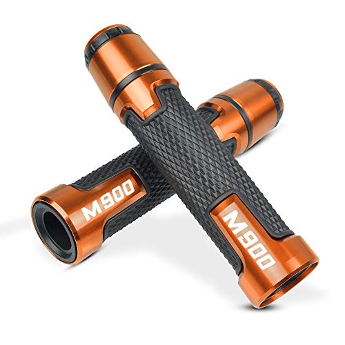 Guidon Moto 22mm avec Poignées Antidérapantes pour Monster M900