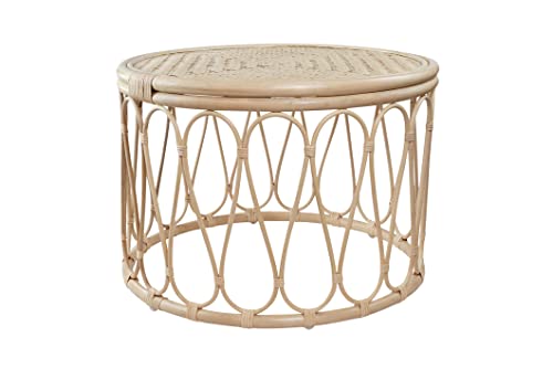 Bo Living Mesa de Centro de ratán, Brown, Talla única Cover