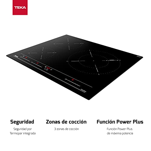 Miniatura 2 de Teka Placa Inducción 60 Cm, 3 Fuegos, Touch Control Multislider, Power Plus, Stop Go, Indicador De Calor Residual, Auto Lock, Modelo Ibc 63015 Mss