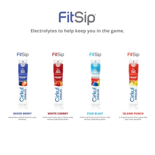 Image of Cirkul FitSip 24-Pack Liquid Electrolyte Sticks. 0 Sugar, 0 Cal, No Powder