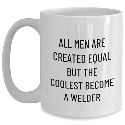 NAPAVI Welder Gifts from Men to Welder Friends and Family on Valentine's, Funny White Coffee Mug