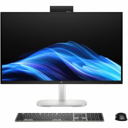 Image of HP EliteStudio 8 AiO G1i All-in-One Desktop Computer - Intel Core Ultra 7 265 - vPro Technology - 32 GB RAM - 1 TB SSD - 23.8 inch Full HD - Pike Silver - Intel Q870 Chip - 1920 x 1080