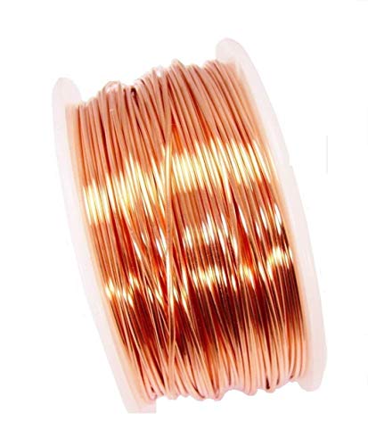 ART IFACT Bare Copper Wire Without Enameled 20 Gauge (0.914 mm Diameter, 10 Meters)