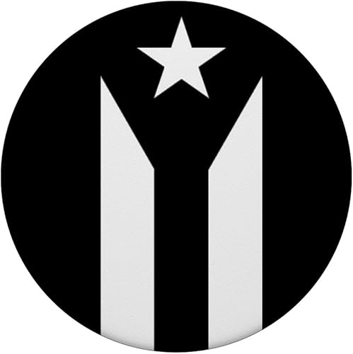 Miniatura 3 de Bandera Puerto Rico - PopSockets Grip y Soporte para Teléfonos y Tabletas, Negro
