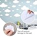 CUGBO 31pcs Big Clouds Vinyl Wall Decals DIY Wall Sticker Removable Wall Art Decor 4-10 inch for Living Room Nursery Kids Room(White)