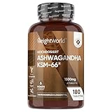 Ashwagandha KSM-66 - 1500mg Ashwagandha pro Tagesdosis