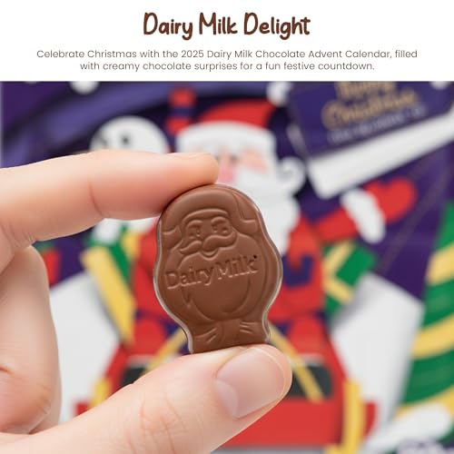 ANGIX 90g Dairy Milk Chocolate Advent Calendar 2025 Luxurious Advent Calendars for a Sweet Countdown - Perfect 24 Finest Milk Chocolate Advent Calendar Gift for the Festive Season (1) - Image 2