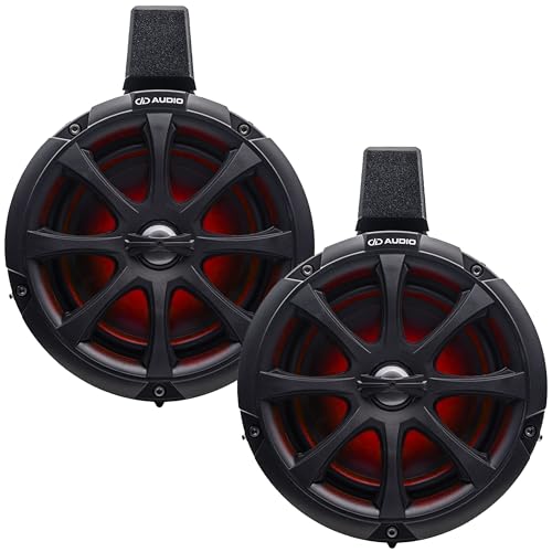 Image of DD Audio MC-106B 6.5 inch Marine Boat UTV RGB LED's Tower Speakers