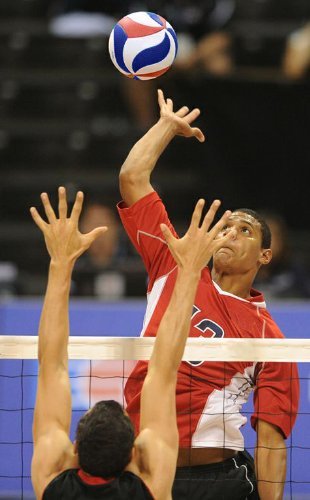 Volleyball - Official NCAA Men's Volleyball, Red/White/Blue