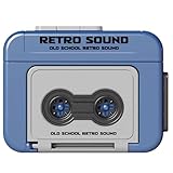 Mini Tape Recorder Keychain, Portable Retro Mini Cassette Player, Vintage Tape Recorder Couple with Music, Microcassette Player for Backpacks, Handbags, Gifts Cassette (1pcs)