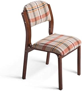 Sillas WHLONG Estudiante Madera sólido Simple de Comidas de Bent Wood Hotel Occidental El Consumo de café Comedor Negociación 42X43X82cm (Color : Wood Color)